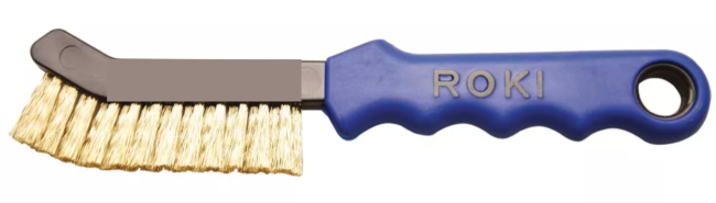 Bremssattelbürste gebogen ROKI Messing